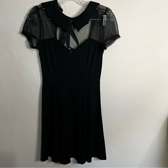 Killstar Vampyra Black Night Creature Gothic Dark Edgy Angel Skater Dress - Picture 5 of 14